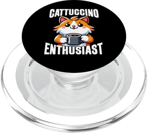 Lustiges Design mit Kaffeekatzenmotiv für Katzenliebhaber, Kaffeeliebhaber PopSockets PopGrip für MagSafe Lustiges Design mit Kaffeekatzenmotiv für Katzenliebhaber, Kaffeeliebhaber PopSockets PopGrip für MagSafe von Coffee Cat Designs for Men Women
