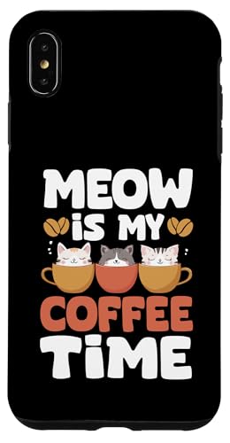 Motiv „Kaffeekatze für Katzenliebhaber“ mit niedlichen Katzen Hülle für iPhone XS Max Motiv „Kaffeekatze für Katzenliebhaber“ mit niedlichen Katzen Hülle für iPhone XS Max von Coffee Cat Designs for Men Women