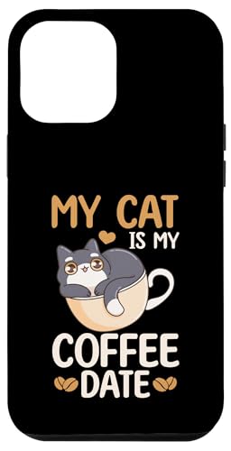 Süßes Design mit Kaffeekatze, lustig für Katzenliebhaber, Kaffee-Date Hülle für iPhone 12 Pro Max Süßes Design mit Kaffeekatze, lustig für Katzenliebhaber, Kaffee-Date Hülle für iPhone 12 Pro Max von Coffee Cat Designs for Men Women