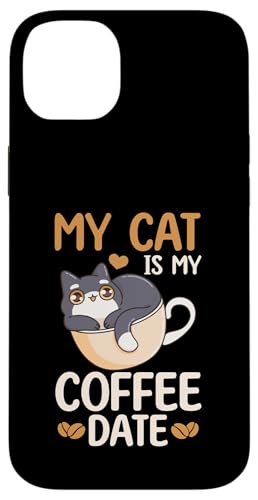 Süßes Design mit Kaffeekatze, lustig für Katzenliebhaber, Kaffee-Date Hülle für iPhone 14 Plus Süßes Design mit Kaffeekatze, lustig für Katzenliebhaber, Kaffee-Date Hülle für iPhone 14 Plus von Coffee Cat Designs for Men Women