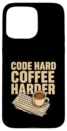 Kaffeeliebhaber Programmierer Programmierung Koffein Hülle für iPhone 15 Pro Max von Coffee Lover Programmer Programming