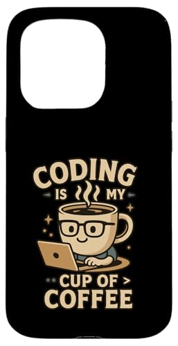 Kaffeeliebhaber Programmierer Programmierung Koffein Hülle für iPhone 15 Pro von Coffee Lover Programmer Programming