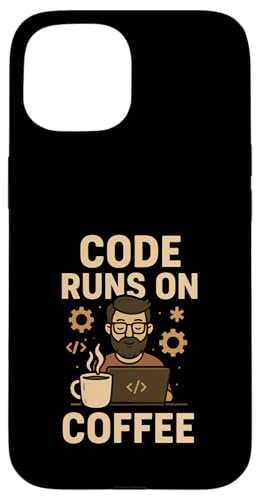 Kaffeeliebhaber Programmierer Programmierung Koffein Hülle für iPhone 15 von Coffee Lover Programmer Programming