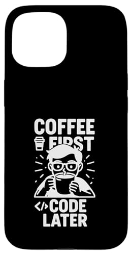 Kaffeeliebhaber Programmierer Programmierung Koffein Hülle für iPhone 15 von Coffee Lover Programmer Programming
