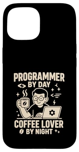 Kaffeeliebhaber Programmierer Programmierung Koffein Hülle für iPhone 15 von Coffee Lover Programmer Programming