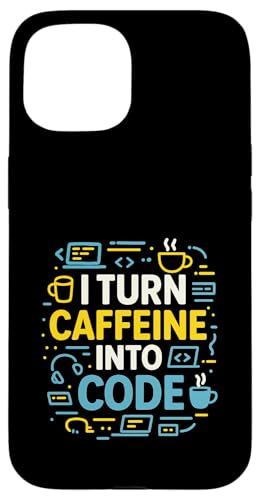 Kaffeeliebhaber Programmierer Programmierung Koffein Hülle für iPhone 15 von Coffee Lover Programmer Programming