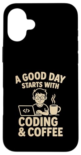 Kaffeeliebhaber Programmierer Programmierung Koffein Hülle für iPhone 16 Plus von Coffee Lover Programmer Programming