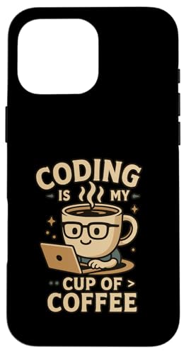 Kaffeeliebhaber Programmierer Programmierung Koffein Hülle für iPhone 16 Pro Max von Coffee Lover Programmer Programming