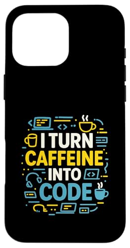 Kaffeeliebhaber Programmierer Programmierung Koffein Hülle für iPhone 16 Pro Max von Coffee Lover Programmer Programming
