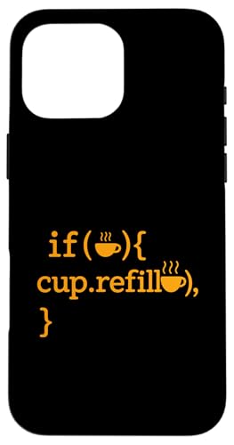 Kaffeeliebhaber Programmierer Programmierung Koffein Hülle für iPhone 16 Pro Max von Coffee Lover Programmer Programming