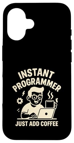 Kaffeeliebhaber Programmierer Programmierung Koffein Hülle für iPhone 16 von Coffee Lover Programmer Programming