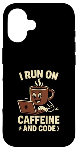 Kaffeeliebhaber Programmierer Programmierung Koffein Hülle für iPhone 16 von Coffee Lover Programmer Programming