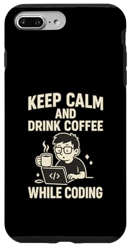 Kaffeeliebhaber Programmierer Programmierung Koffein Hülle für iPhone 7 Plus/8 Plus von Coffee Lover Programmer Programming
