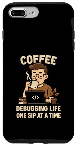 Kaffeeliebhaber Programmierer Programmierung Koffein Hülle für iPhone 7 Plus/8 Plus von Coffee Lover Programmer Programming