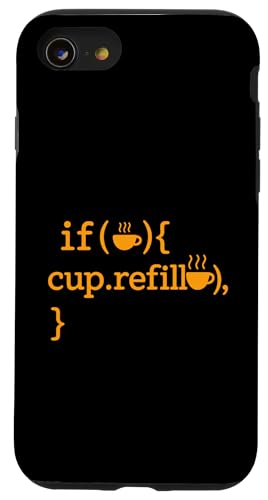 Kaffeeliebhaber Programmierer Programmierung Koffein Hülle für iPhone SE (2020) / 7 / 8 von Coffee Lover Programmer Programming