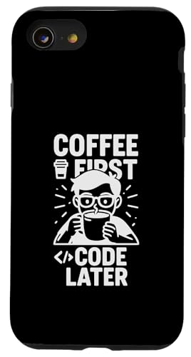 Kaffeeliebhaber Programmierer Programmierung Koffein Hülle für iPhone SE (2020) / 7 / 8 von Coffee Lover Programmer Programming