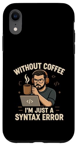 Kaffeeliebhaber Programmierer Programmierung Koffein Hülle für iPhone XR von Coffee Lover Programmer Programming