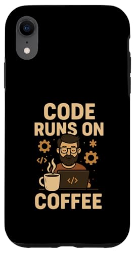 Kaffeeliebhaber Programmierer Programmierung Koffein Hülle für iPhone XR von Coffee Lover Programmer Programming