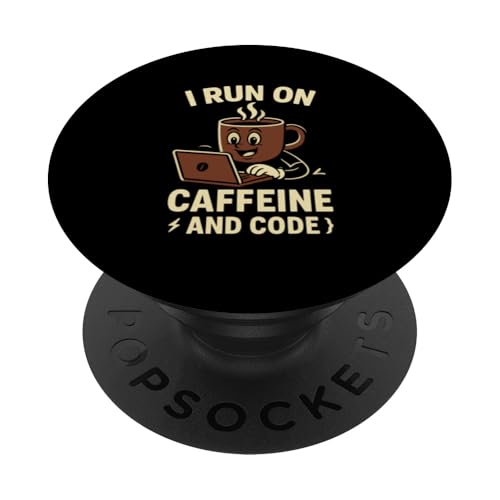 Kaffeeliebhaber Programmierer Programmierung Koffein PopSockets Klebender PopGrip Kaffeeliebhaber Programmierer Programmierung Koffein PopSockets Klebender PopGrip von Coffee Lover Programmer Programming