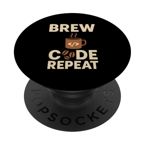 Kaffeeliebhaber Programmierer Programmierung Koffein PopSockets Klebender PopGrip Kaffeeliebhaber Programmierer Programmierung Koffein PopSockets Klebender PopGrip von Coffee Lover Programmer Programming