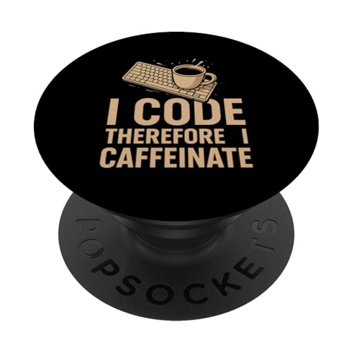 Kaffeeliebhaber Programmierer Programmierung Koffein PopSockets Klebender PopGrip Kaffeeliebhaber Programmierer Programmierung Koffein PopSockets Klebender PopGrip von Coffee Lover Programmer Programming