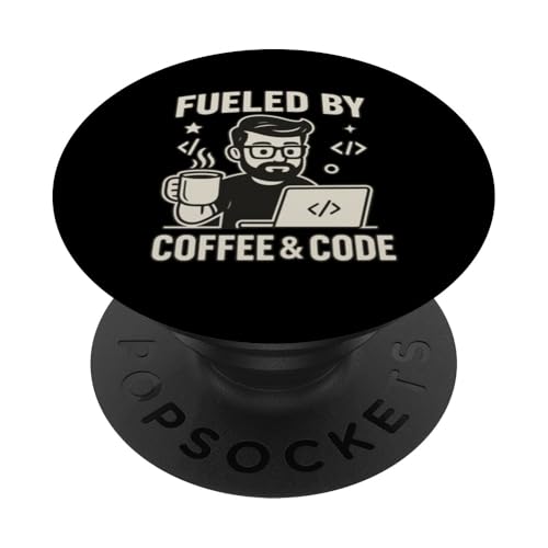 Kaffeeliebhaber Programmierer Programmierung Koffein PopSockets Klebender PopGrip Kaffeeliebhaber Programmierer Programmierung Koffein PopSockets Klebender PopGrip von Coffee Lover Programmer Programming