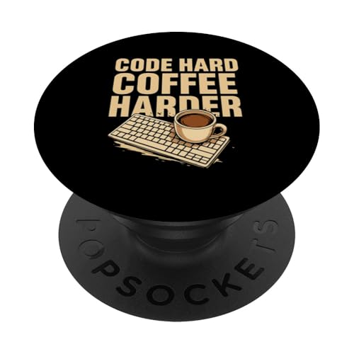 Kaffeeliebhaber Programmierer Programmierung Koffein PopSockets Klebender PopGrip Kaffeeliebhaber Programmierer Programmierung Koffein PopSockets Klebender PopGrip von Coffee Lover Programmer Programming