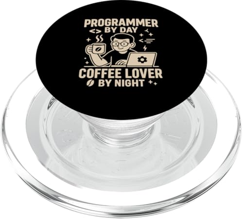 Kaffeeliebhaber Programmierer Programmierung Koffein PopSockets PopGrip für MagSafe Kaffeeliebhaber Programmierer Programmierung Koffein PopSockets PopGrip für MagSafe von Coffee Lover Programmer Programming