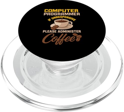 Kaffeeliebhaber Programmierer Programmierung Koffein PopSockets PopGrip für MagSafe Kaffeeliebhaber Programmierer Programmierung Koffein PopSockets PopGrip für MagSafe von Coffee Lover Programmer Programming