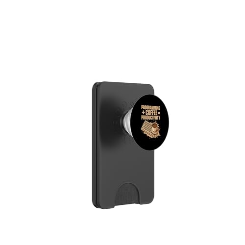 Kaffeeliebhaber Programmierer Programmierung Koffein PopSockets PopWallet für MagSafe Kaffeeliebhaber Programmierer Programmierung Koffein PopSockets PopWallet für MagSafe von Coffee Lover Programmer Programming