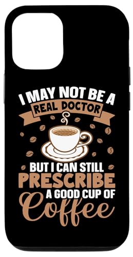 Barista: Ich kann immer noch eine gute Tasse Kaffee verschreiben Hülle für iPhone 12/12 Pro Barista: Ich kann immer noch eine gute Tasse Kaffee verschreiben Hülle für iPhone 12/12 Pro von Coffee Maker Design For Baristas