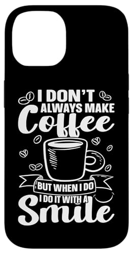 Barista: Ich mache nicht immer Kaffee, aber wenn Hülle für iPhone 14 Barista: Ich mache nicht immer Kaffee, aber wenn Hülle für iPhone 14 von Coffee Maker Design For Baristas