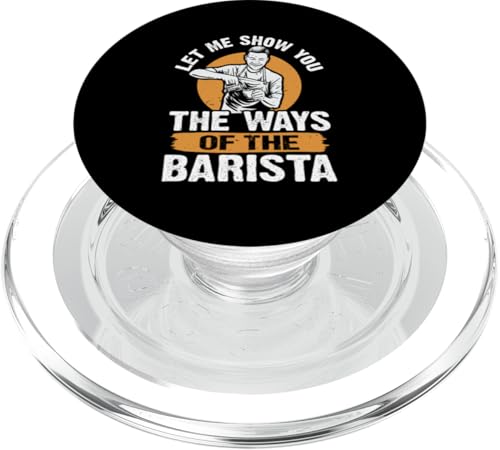 Barista: Lass mich dir die Wege des Barista zeigen PopSockets PopGrip für MagSafe Barista: Lass mich dir die Wege des Barista zeigen PopSockets PopGrip für MagSafe von Coffee Maker Design For Baristas