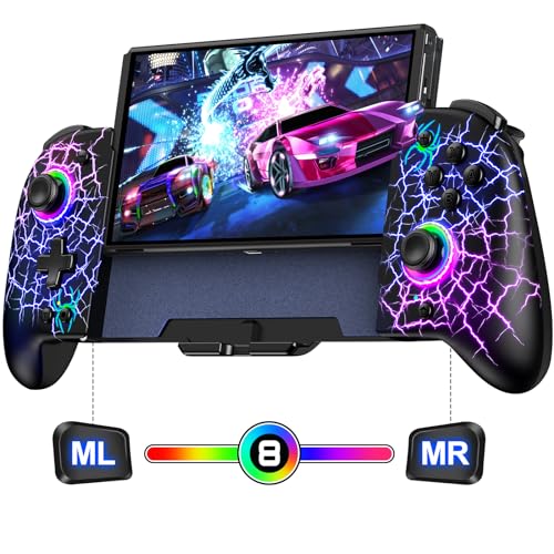 CoguyTech Switch Controller Wireless für Nintendo Switch/OLED, RGB Handheld Controller mit Turbo Programmierung und Einstellbarem Vibration, Einteilige Switch Joypad mit 1000 mAh CoguyTech Switch Controller Wireless für Nintendo Switch/OLED, RGB Handheld Controller mit Turbo Programmierung und Einstellbarem Vibration, Einteilige Switch Joypad mit 1000 mAh von CoguyTech