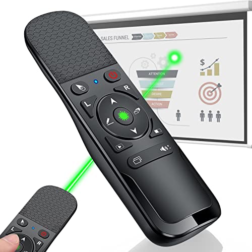 USB Wireless Presenter Präsentations, 2.4 GHz Pointer für Präsentationen Powerpoint mit Seiten umblättern und Hyperlink Funktion öffnen für Windows XP 7/8/10/Mac/Linux/Android USB Wireless Presenter Präsentations, 2.4 GHz Pointer für Präsentationen Powerpoint mit Seiten umblättern und Hyperlink Funktion öffnen für Windows XP 7/8/10/Mac/Linux/Android von CoguyTech