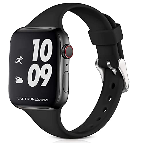 Coholl Kompatibel mit Apple Watch, Armband 38, 40, 41, 42, 44, 45 mm, dünn und weich, Ersatzarmband für Apple Watch SE Ultra 9,8, 7, 6, 5, 4, 2,1 Coholl Kompatibel mit Apple Watch, Armband 38, 40, 41, 42, 44, 45 mm, dünn und weich, Ersatzarmband für Apple Watch SE Ultra 9,8, 7, 6, 5, 4, 2,1 von Coholl