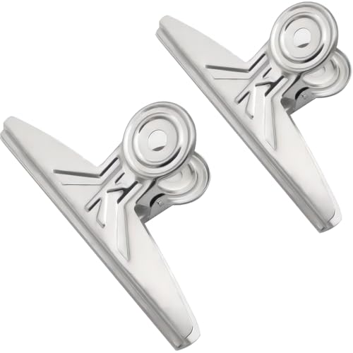 Extra Large Bulldog Clips, Coideal 2PCS 7.8 Zoll Silver Tone Metal File Binder Clamps Clips for Home Office School Supplies von Coideal