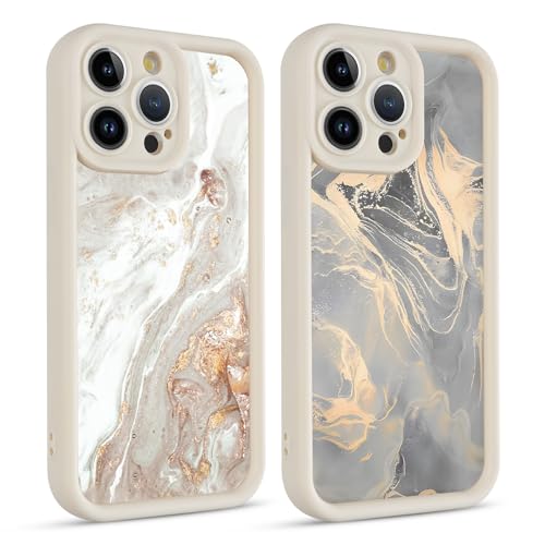 Coiwxmoi 2 Stück Handyhülle für iPhone 15 Pro Max Hülle, Aesthetic Marmor Muster Design Mädchen Frauen Schutzhülle, Silikon Cover Erhöhte Displayränder Y2K Case für iPhone 15 Pro Max 6,7", Schwarz Coiwxmoi 2 Stück Handyhülle für iPhone 15 Pro Max Hülle, Aesthetic Marmor Muster Design Mädchen Frauen Schutzhülle, Silikon Cover Erhöhte Displayränder Y2K Case für iPhone 15 Pro Max 6,7", Schwarz von Coiwxmoi