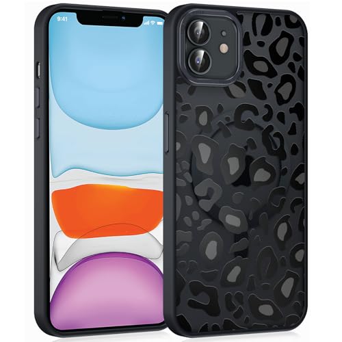 Coiwxmoi Magnetische Handyhülle für iPhone 12 Mini 5,4" Hülle, Kompatibel mit MagSafe, Aesthetic Leopard Muster Transluzente Mädchen Case, Matte PC Dünn TPU Bumper Stoßfest Kratzfest Cover -Schwarz 01 Coiwxmoi Magnetische Handyhülle für iPhone 12 Mini 5,4" Hülle, Kompatibel mit MagSafe, Aesthetic Leopard Muster Transluzente Mädchen Case, Matte PC Dünn TPU Bumper Stoßfest Kratzfest Cover -Schwarz 01 von Coiwxmoi