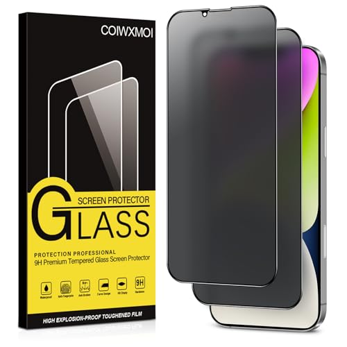 Coiwxmoi Matt Sichtschutz Panzer Schutz Glas für Apple iPhone 16e/14/13/13 pro,Matte Anti-Spähen Sichtschutzfolie 9H Härte HD Anti-Spy Schutzfolie Blendschutz Anti-Fingerabdruck Kratzfest,2 Stück Coiwxmoi Matt Sichtschutz Panzer Schutz Glas für Apple iPhone 16e/14/13/13 pro,Matte Anti-Spähen Sichtschutzfolie 9H Härte HD Anti-Spy Schutzfolie Blendschutz Anti-Fingerabdruck Kratzfest,2 Stück von Coiwxmoi