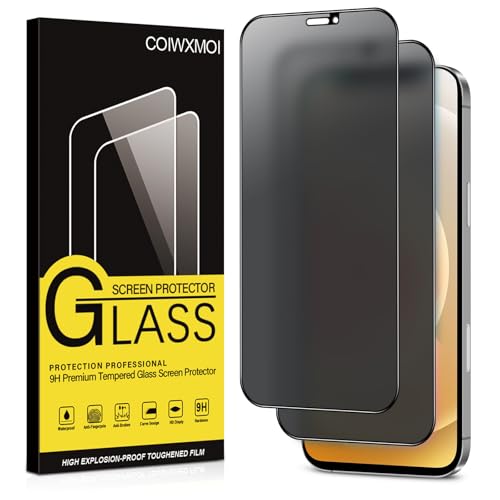 Coiwxmoi Matt Sichtschutz Panzer Schutz Glas für iPhone 12/12 pro,Matte Anti-Spähen Sichtschutzfolie 9H Härte HD Anti-Spy Schutzfolie Blendschutz Anti-Fingerabdruck Kratzfest Panzerfolie,2 Stück Coiwxmoi Matt Sichtschutz Panzer Schutz Glas für iPhone 12/12 pro,Matte Anti-Spähen Sichtschutzfolie 9H Härte HD Anti-Spy Schutzfolie Blendschutz Anti-Fingerabdruck Kratzfest Panzerfolie,2 Stück von Coiwxmoi