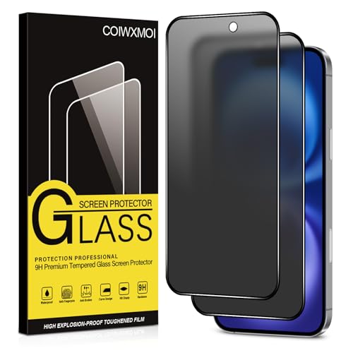 Coiwxmoi Matt Sichtschutz Panzer Schutz Glas für iPhone 16/iPhone 15,Matte Anti-Spähen Sichtschutzfolie 9H Härte HD Anti-Spy Schutzfolie Blendschutz Anti-Fingerabdruck Kratzfest Panzerfolie,2 Stück Coiwxmoi Matt Sichtschutz Panzer Schutz Glas für iPhone 16/iPhone 15,Matte Anti-Spähen Sichtschutzfolie 9H Härte HD Anti-Spy Schutzfolie Blendschutz Anti-Fingerabdruck Kratzfest Panzerfolie,2 Stück von Coiwxmoi