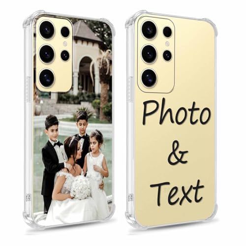 Coiwxmoi Personalisierte Handyhülle für Samsung Galaxy S24 Ultra 5G, Personalisiert Hülle mit Eigenem Bild Foto Selbst Gestalten Transparent Schutzhülle, Stoßfest Case für Samsung S24 Ultra 5G 6,8'' Coiwxmoi Personalisierte Handyhülle für Samsung Galaxy S24 Ultra 5G, Personalisiert Hülle mit Eigenem Bild Foto Selbst Gestalten Transparent Schutzhülle, Stoßfest Case für Samsung S24 Ultra 5G 6,8'' von Coiwxmoi
