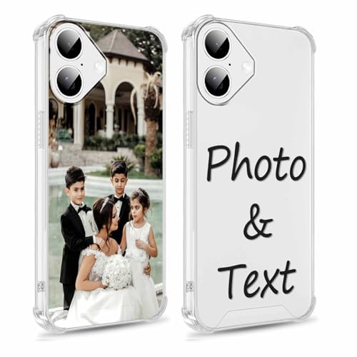 Coiwxmoi Personalisierte Handyhülle für iPhone 16 Plus, Personalisiert Hülle mit Eigenem Bild Foto Selbst Gestalten Transparent Schutzhülle, Individuelle Design Stoßfest Case für iPhone 16 Plus 6,7'' Coiwxmoi Personalisierte Handyhülle für iPhone 16 Plus, Personalisiert Hülle mit Eigenem Bild Foto Selbst Gestalten Transparent Schutzhülle, Individuelle Design Stoßfest Case für iPhone 16 Plus 6,7'' von Coiwxmoi