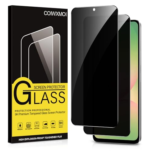 Coiwxmoi Sichtschutz für Samsung Galaxy A56 Anti-Spähen Panzer Schutz Glas Privatsphäre Schutzfolie 9H Härte Kratzfest Bläschenfrei HD Anti Spy Gehärtetes Panzerfolie Blickschutzfolie,2 Stück Coiwxmoi Sichtschutz für Samsung Galaxy A56 Anti-Spähen Panzer Schutz Glas Privatsphäre Schutzfolie 9H Härte Kratzfest Bläschenfrei HD Anti Spy Gehärtetes Panzerfolie Blickschutzfolie,2 Stück von Coiwxmoi