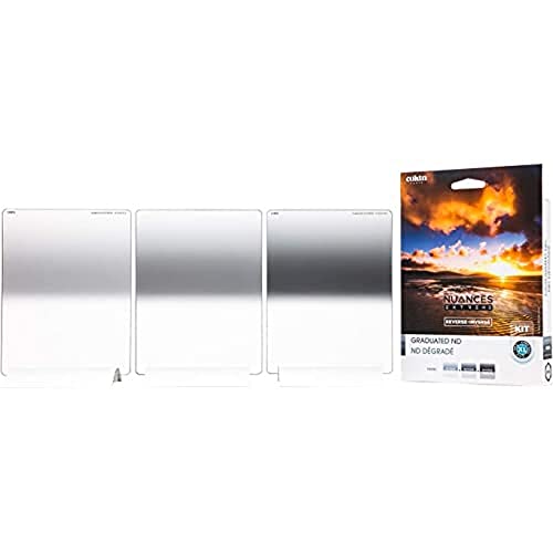 COKIN NUANCES Extreme Reverse-Set GND4/GND8/GND16 Reverse Grauverlaufsfilter - widerstandsfähiges Mineralglas - XL (X-pro Serie) 130mm von Cokin