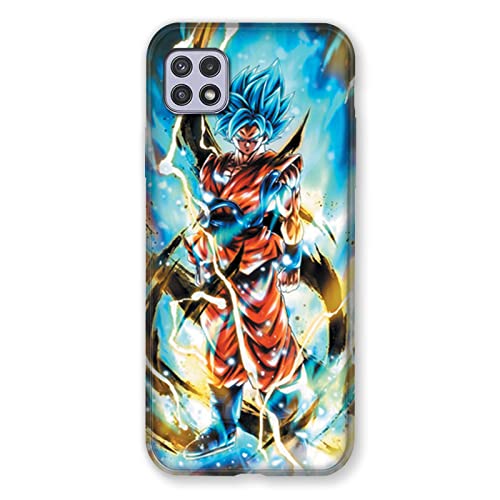 Cokitec Schutzhülle für Samsung Galaxy A22 5G, Manga Dragon Ball Sangoku, Weiß von Cokitec