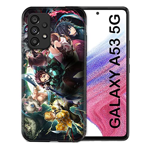 Cokitec Schutzhülle für Samsung Galaxy A53 5G Manga Demon Slayer Gruppe Mehrfarbig von Cokitec
