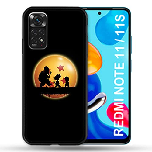 Cokitec Schutzhülle für Xiaomi Redmi Note 11/11S, Manga Dragon Ball Vintage, Mehrfarbig von Cokitec