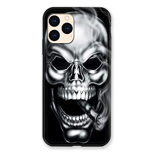Cokitec Schutzhülle für iPhone 12, Motiv: Totenkopf/Smoke Cokitec Schutzhülle für iPhone 12, Motiv: Totenkopf/Smoke von Cokitec
